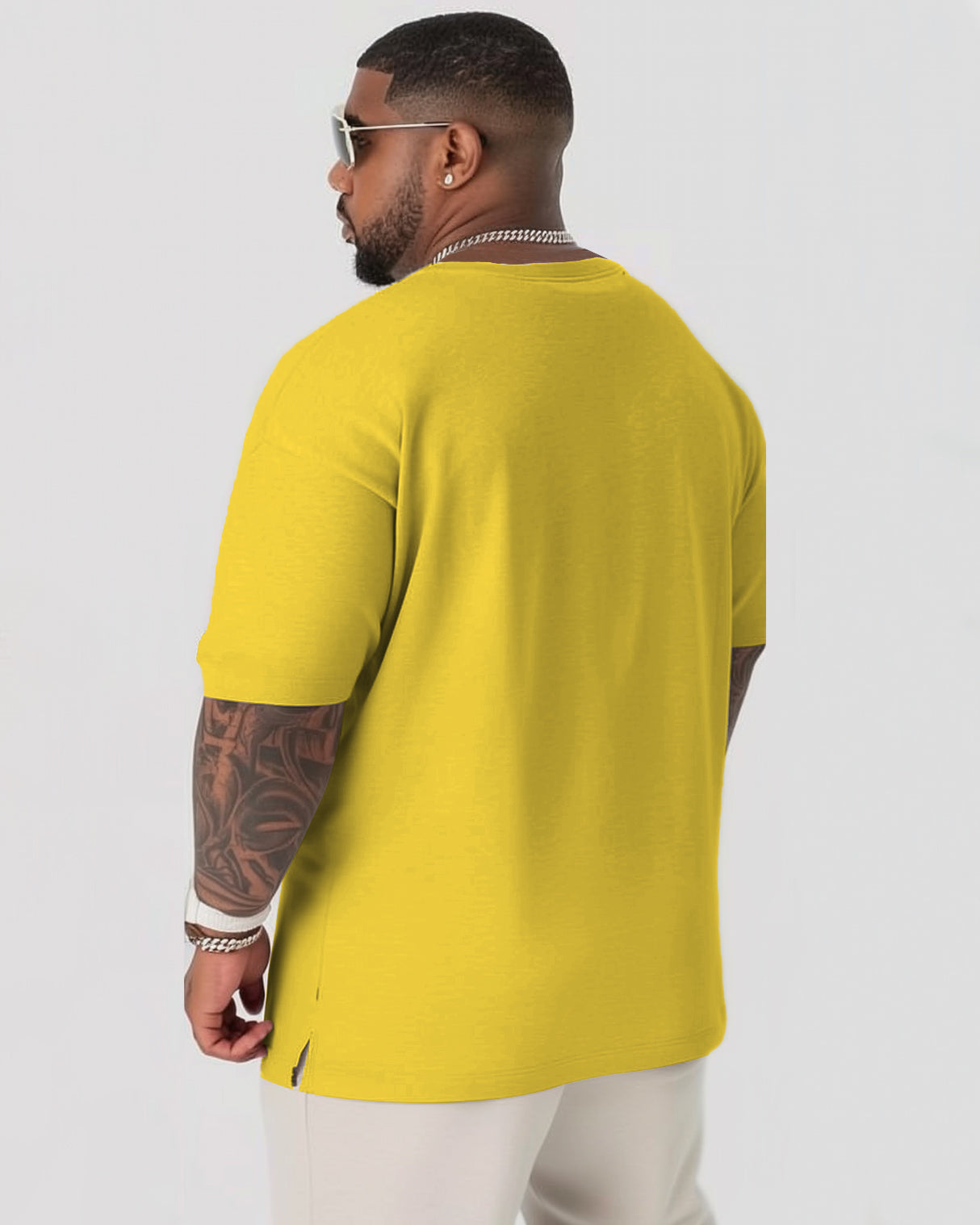 Big & Tall Solid Color T-Shirt for big men view 2