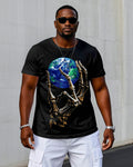 Big & Tall Graphic Streetwear Jeans for big men view 1