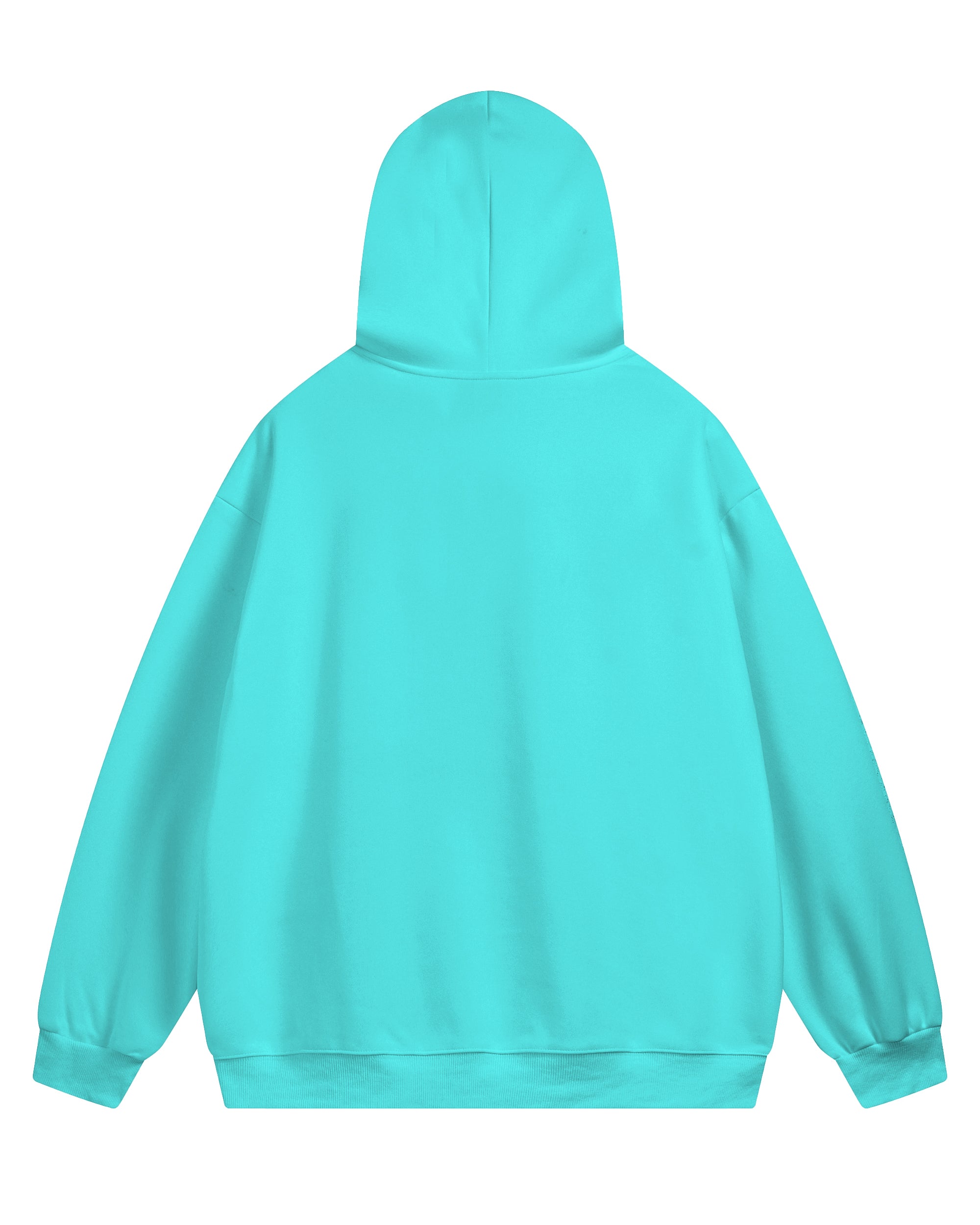 Big & Tall Blue Pink Streetwear Hoodie Sweatpants Set for big men view 7