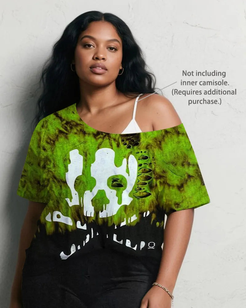 Big & Tall Green Gradient Graphic Two-piece Set for big men view 3