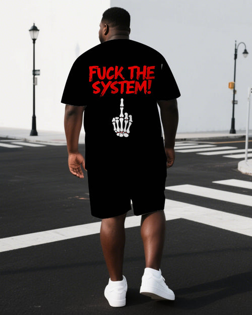 Big & Tall Graphic Two-piece Set for big men view 1