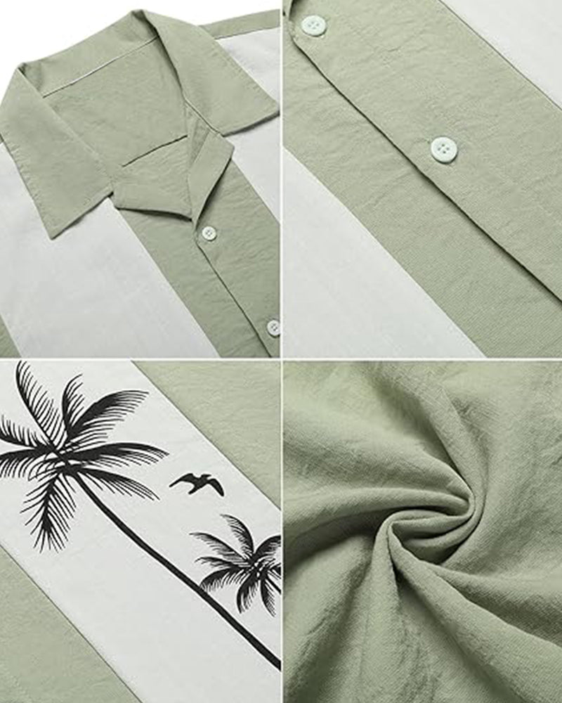 Big & Tall Hawaiian Short Sleeve Shirt for big men view 6