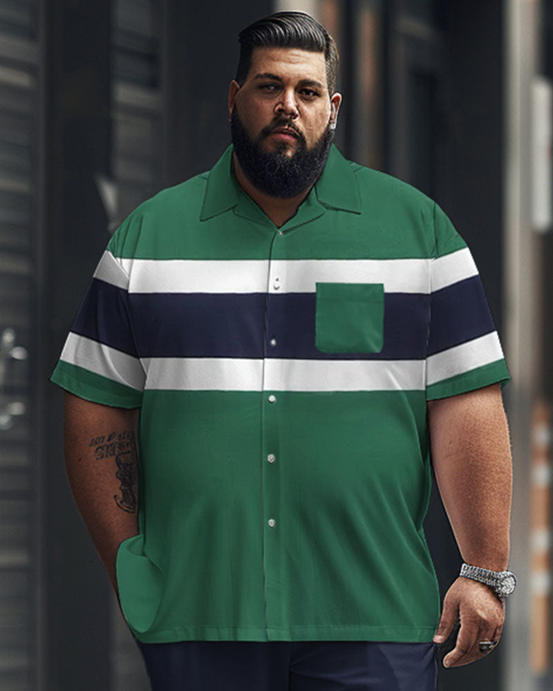 Big & Tall Striped Jeans for big men view 2