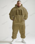 Big & Tall Graphic Hoodie Sweatpants Set for big men view 1
