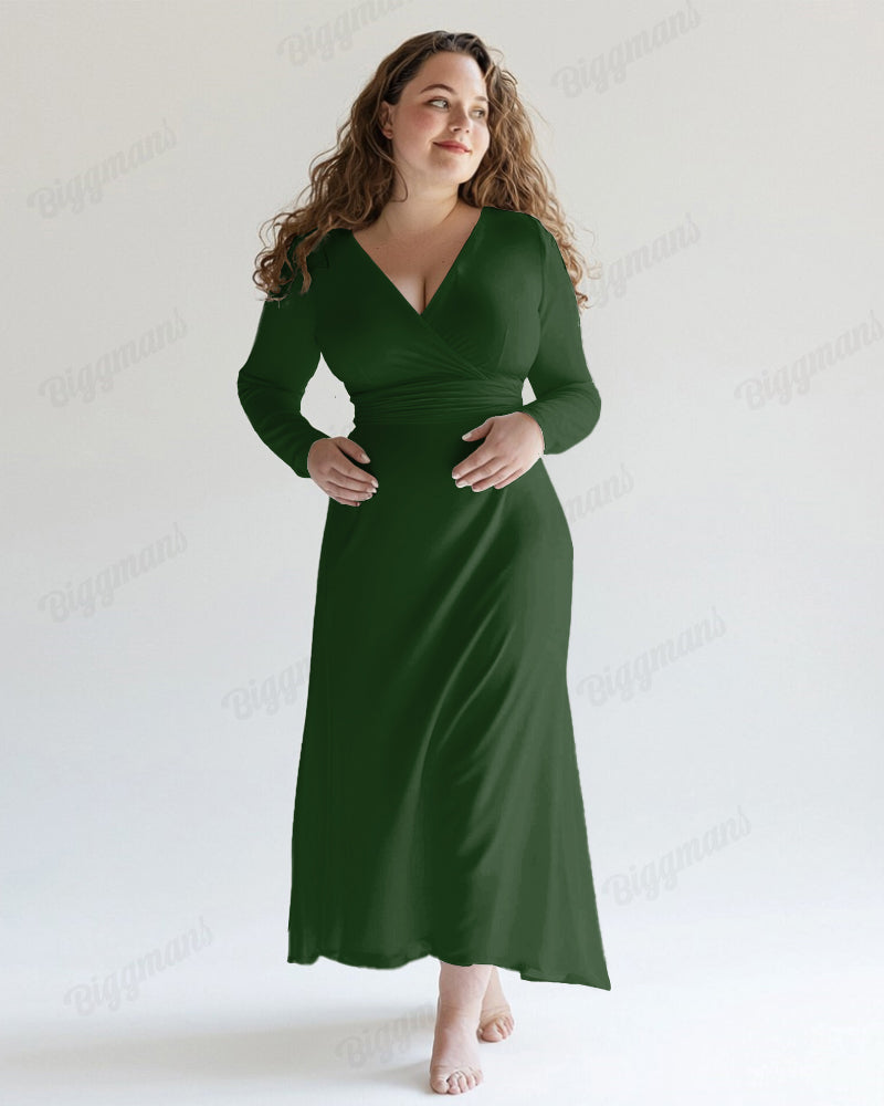 Big & Tall Solid Color Business Casual Men's Clothing for big men view 3