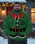 Big & Tall Graffiti Streetwear Hoodie for big men view 1