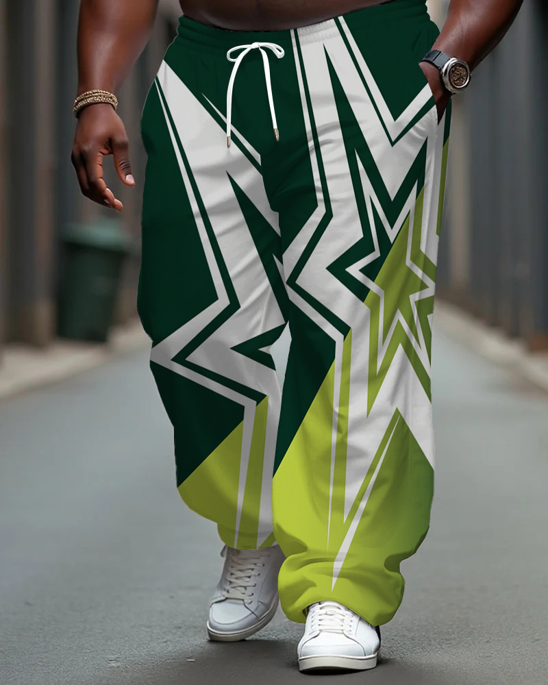 Big & Tall Colorblock Pants for big men