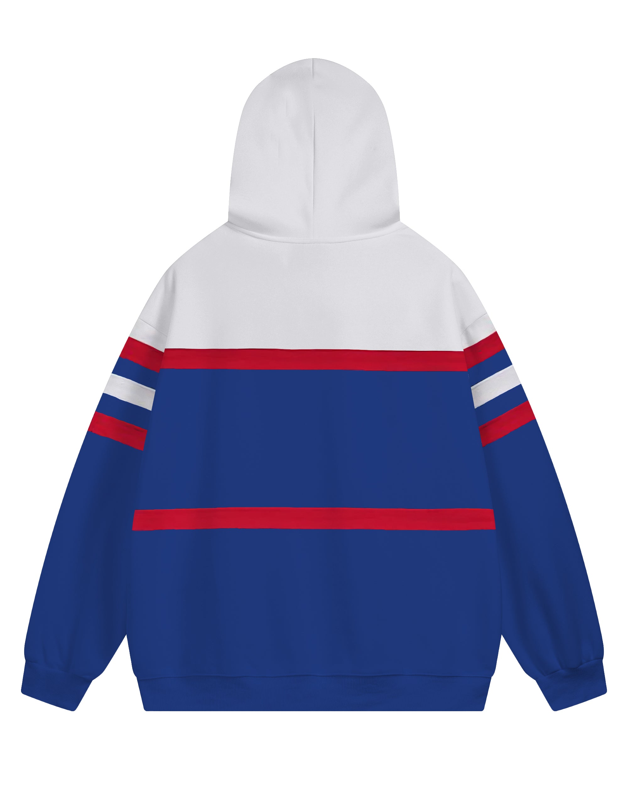 Big & Tall Colorblock Striped Hoodie Sweatpants Set for big men view 5