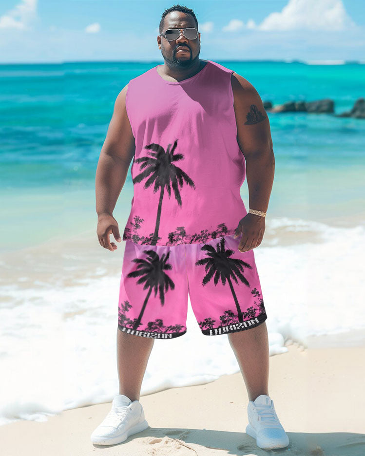 Big & Tall Graphic Two-piece Set for big men view 1