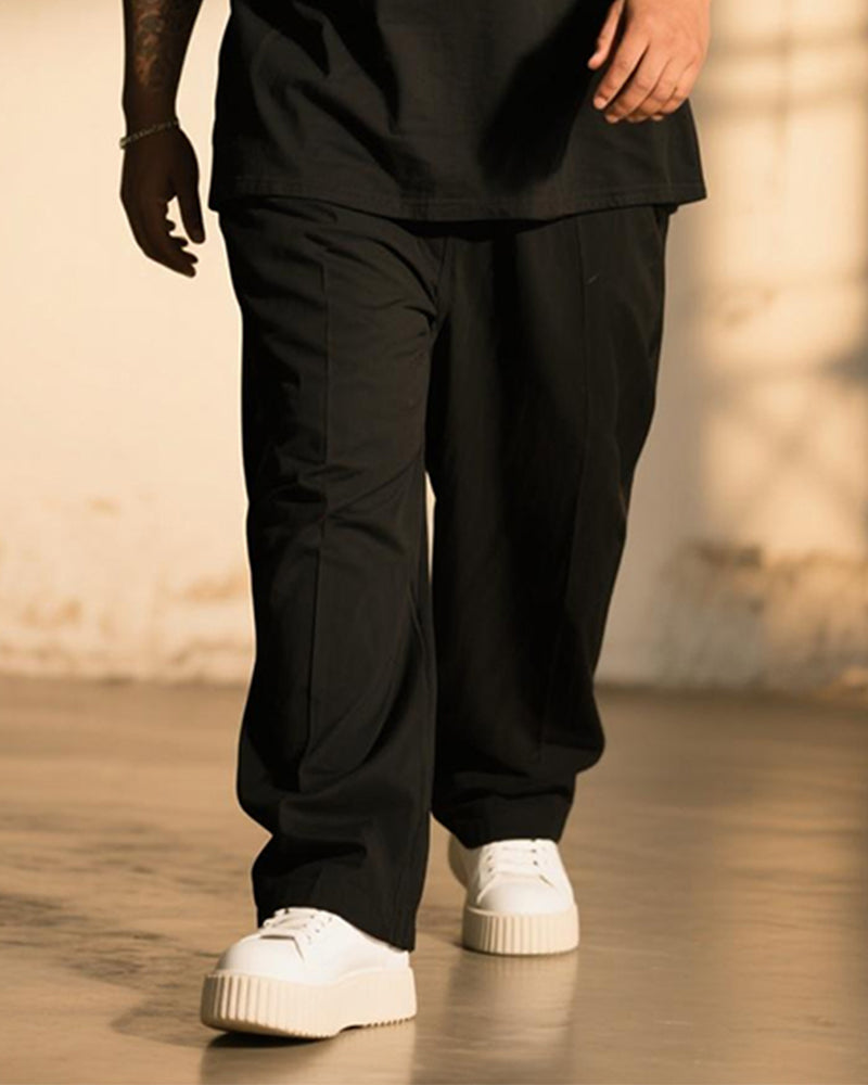 Big & Tall Graphic T-Shirt Pants Set for big men view 3