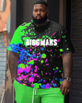 Big & Tall Graphic Two-piece Set for big men view 2