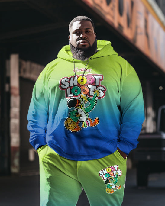 Big & Tall Gradient Hoodie for big men view 2