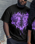 Big & Tall Graphic Skull Jeans for big men view 2