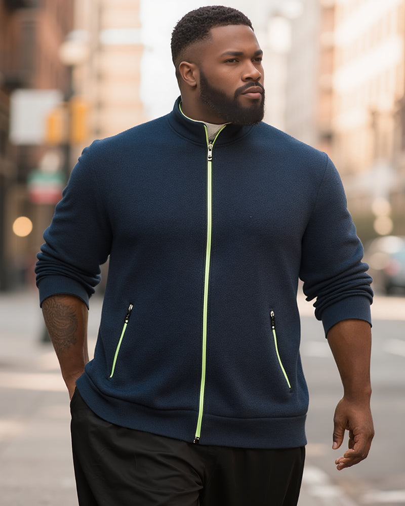 Big & Tall Solid Color Athletic Men's Clothing for big men view 3