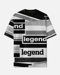 Big & Tall Colorblock Geometric Graphic T-Shirt for big men