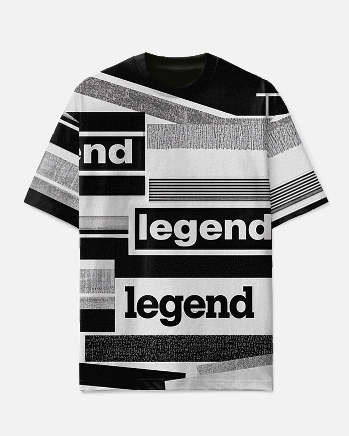 Big & Tall Colorblock Geometric Graphic T-Shirt for big men