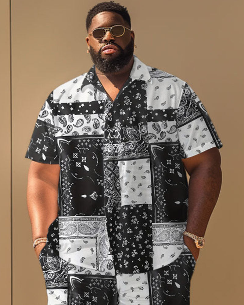 Big & Tall Graphic Jeans for big men view 3