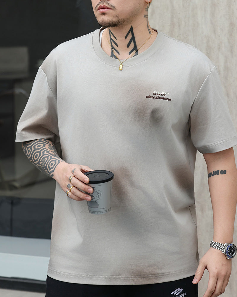 Big & Tall Graphic Floral T-Shirt for big men view 4