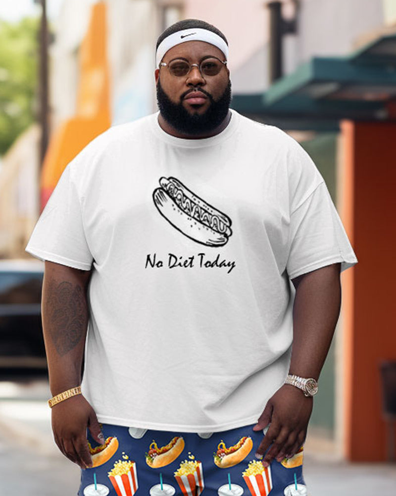Big & Tall Graphic Two-piece Set for big men view 2