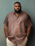 Big & Tall Geometric Graphic Jeans for big men