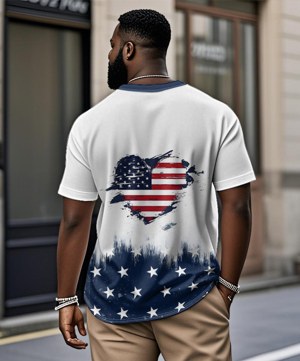 Big & Tall Graphic T-Shirt for big men view 2