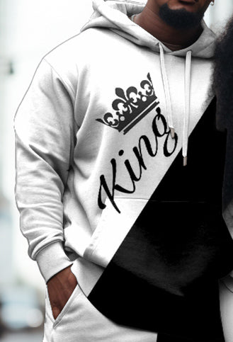 Big & Tall Graphic Hoodie for big men view 4