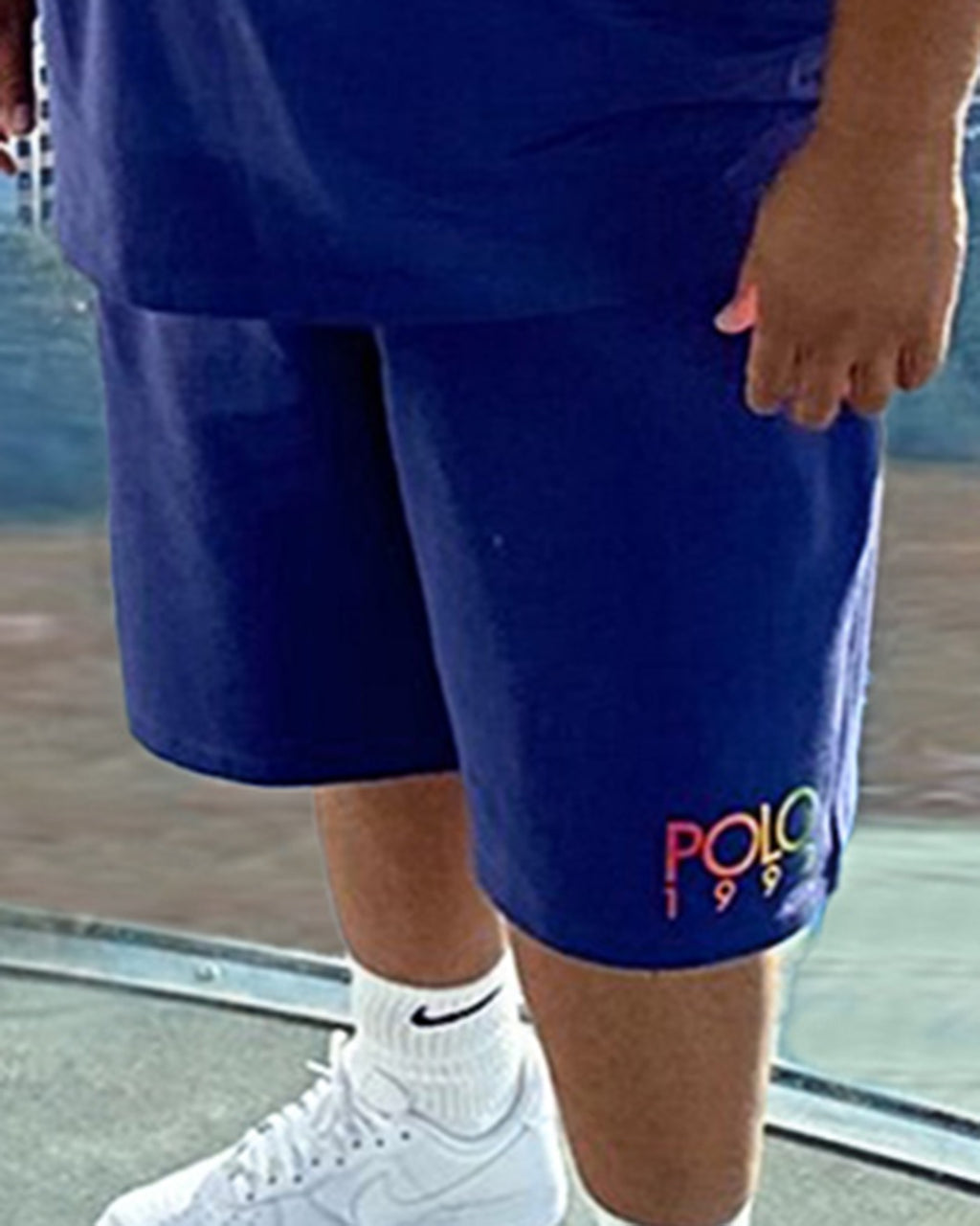 Big & Tall Graphic Athletic T-Shirt Shorts Set for big men view 3