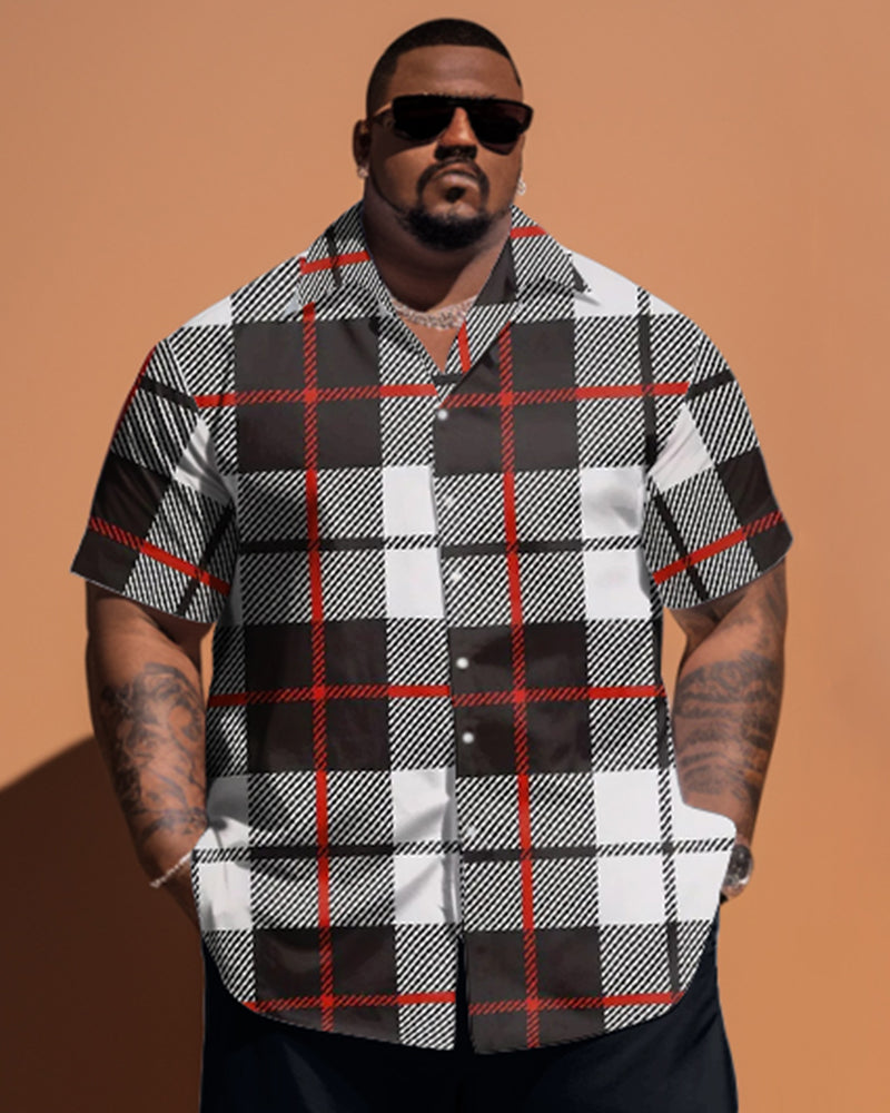 Big & Tall Plaid Jeans for big men view 2