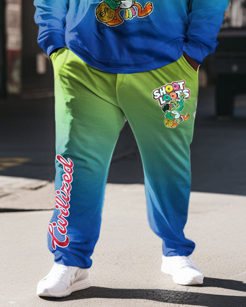 Big & Tall Gradient Hoodie for big men view 3
