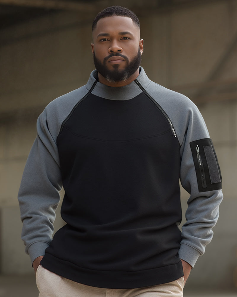 Big & Tall Colorblock Men's Clothing for big men view 2