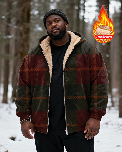 Big & Tall Red Green Graphic Hoodie for big men view 1