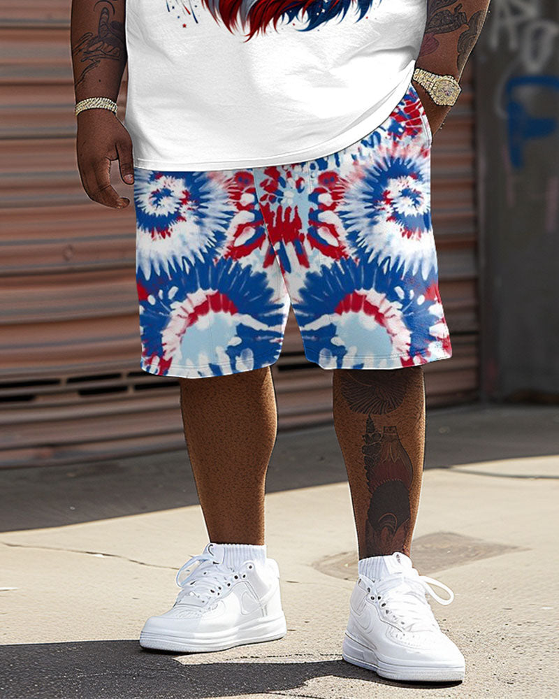 Big & Tall Graphic Two-piece Set for big men view 4