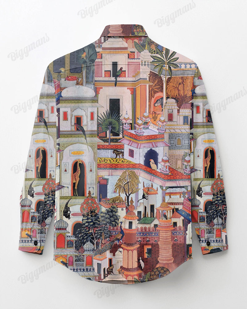 Big & Tall Streetwear Long Sleeve Shirt for big men view 10
