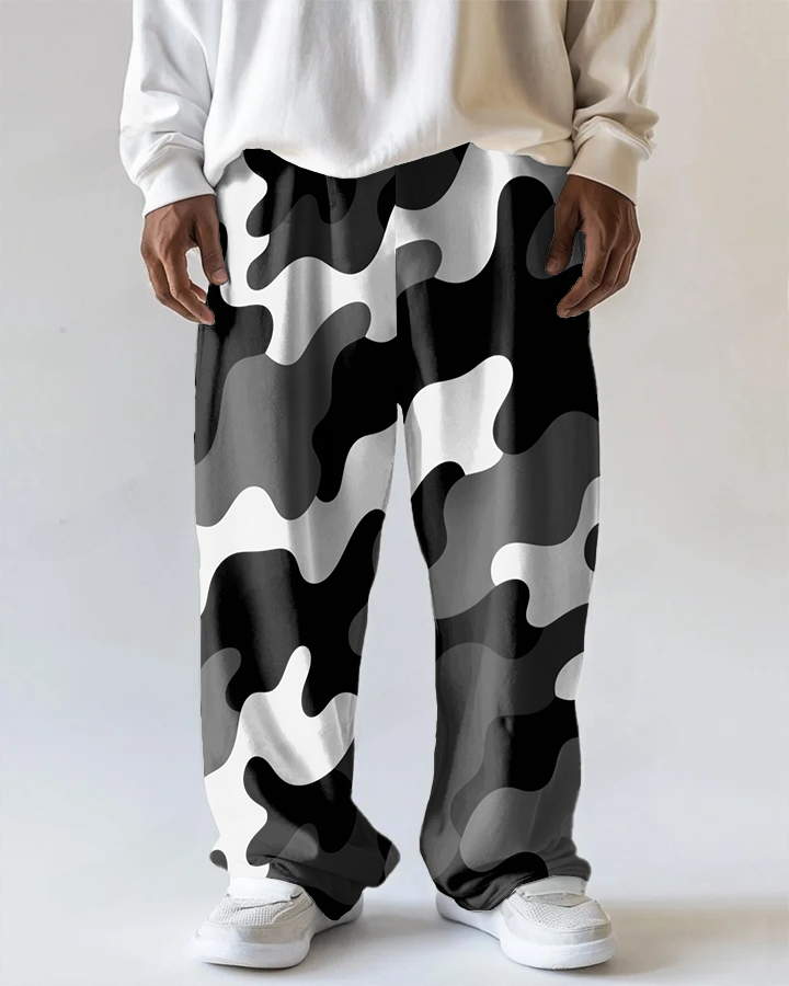 Big & Tall Camouflage Streetwear Pants for big men