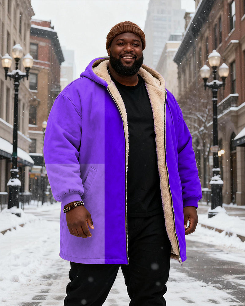 Big & Tall Pink Gradient Hoodie for big men view 4