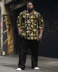 Big & Tall Graphic Shirt Pants Set for big men view 1