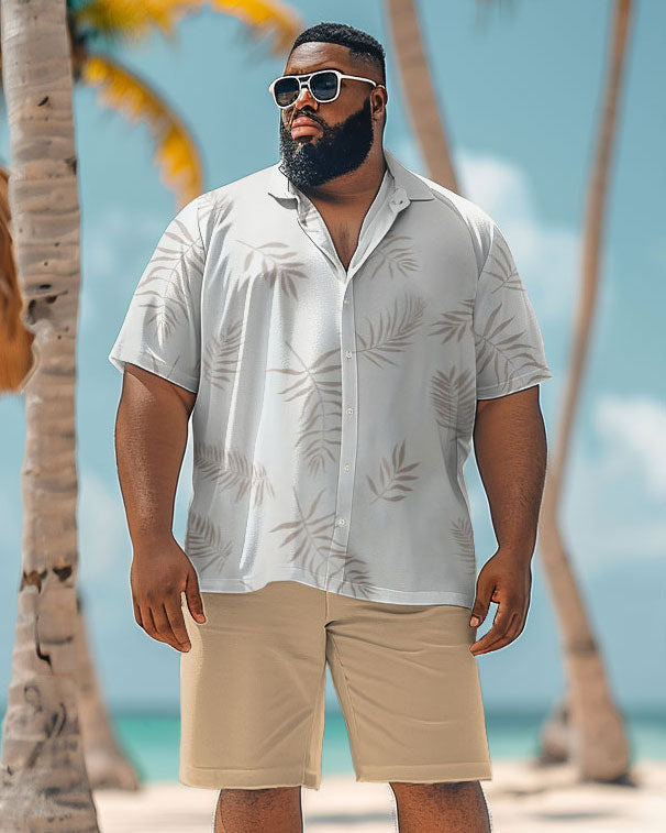 Big & Tall Hawaiian Graphic Jeans for big men view 1