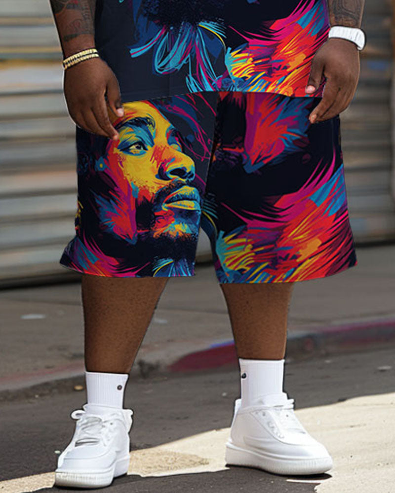 Big & Tall Graphic Streetwear Jeans for big men view 3