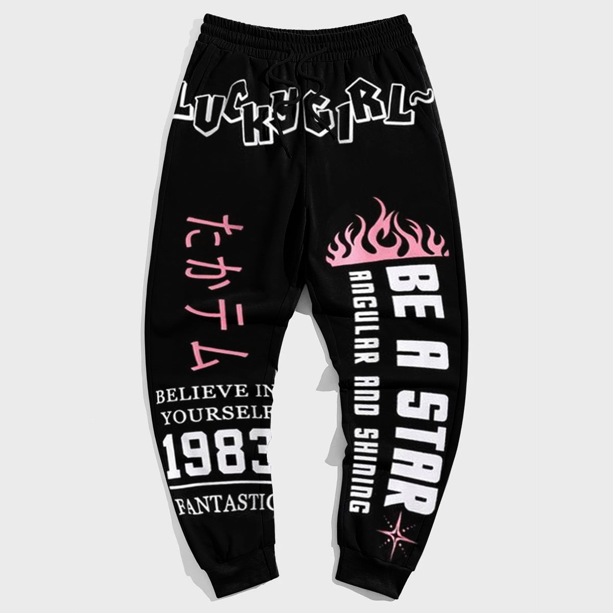 Big & Tall Streetwear Vintage Pants for big men