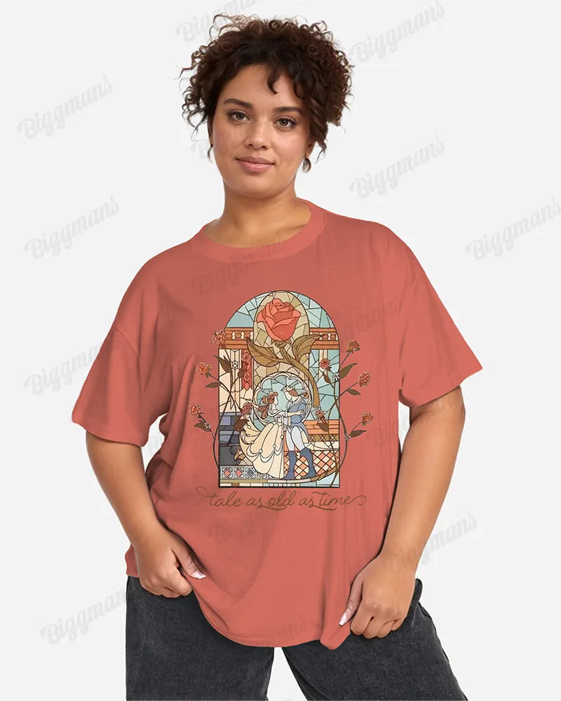 Big & Tall Solid Color Streetwear T-Shirt for big men view 1