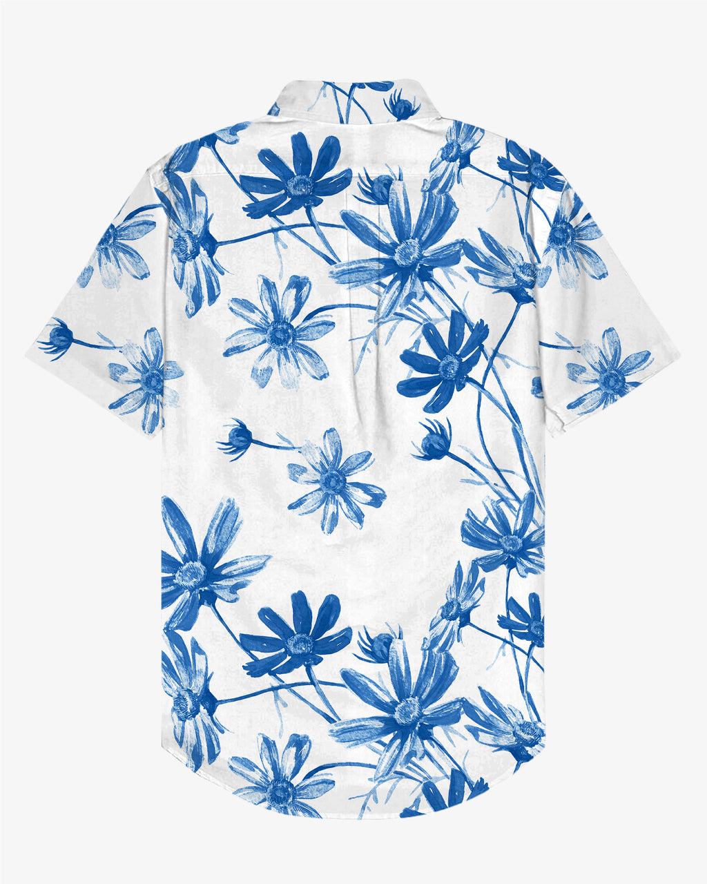 Big & Tall Floral Short Sleeve Shirt for big men view 3