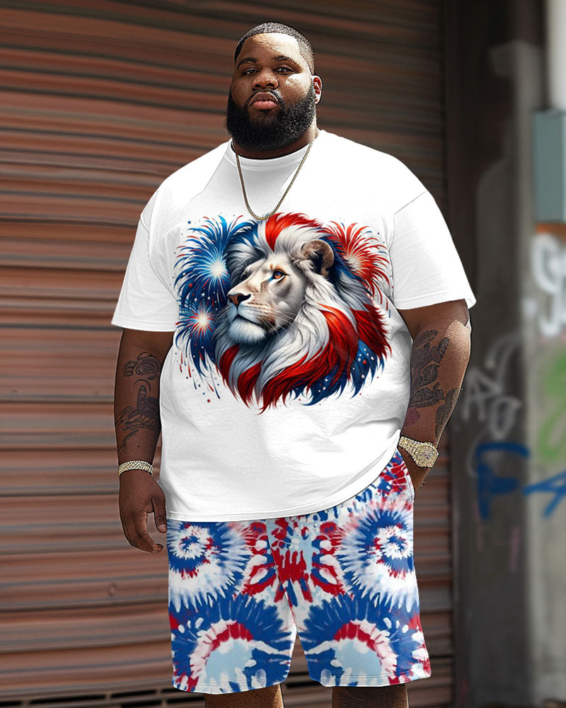 Big & Tall Graphic Two-piece Set for big men view 1