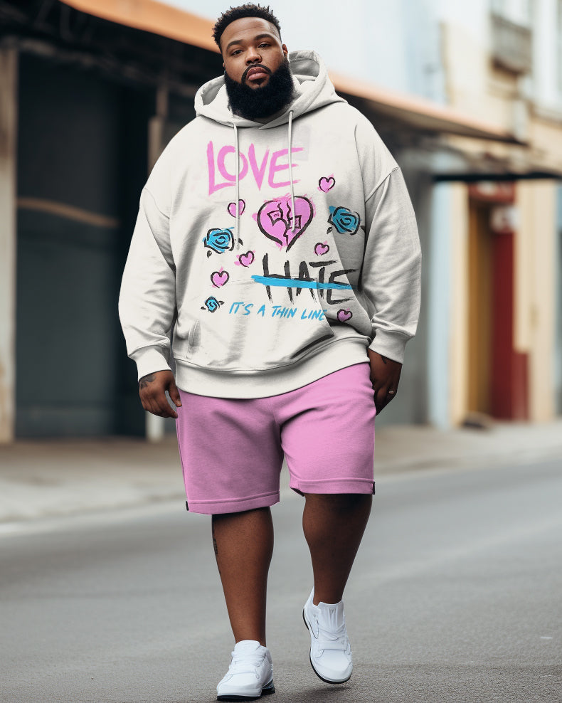 Big & Tall Streetwear Hoodie for big men view 1