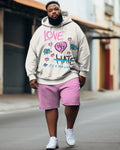 Big & Tall Streetwear Hoodie for big men view 1