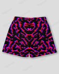 Big & Tall Red Geometric Graphic Athletic Shorts for big men