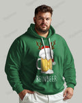 Big & Tall Graphic Hoodie Sweatpants Set for big men view 4