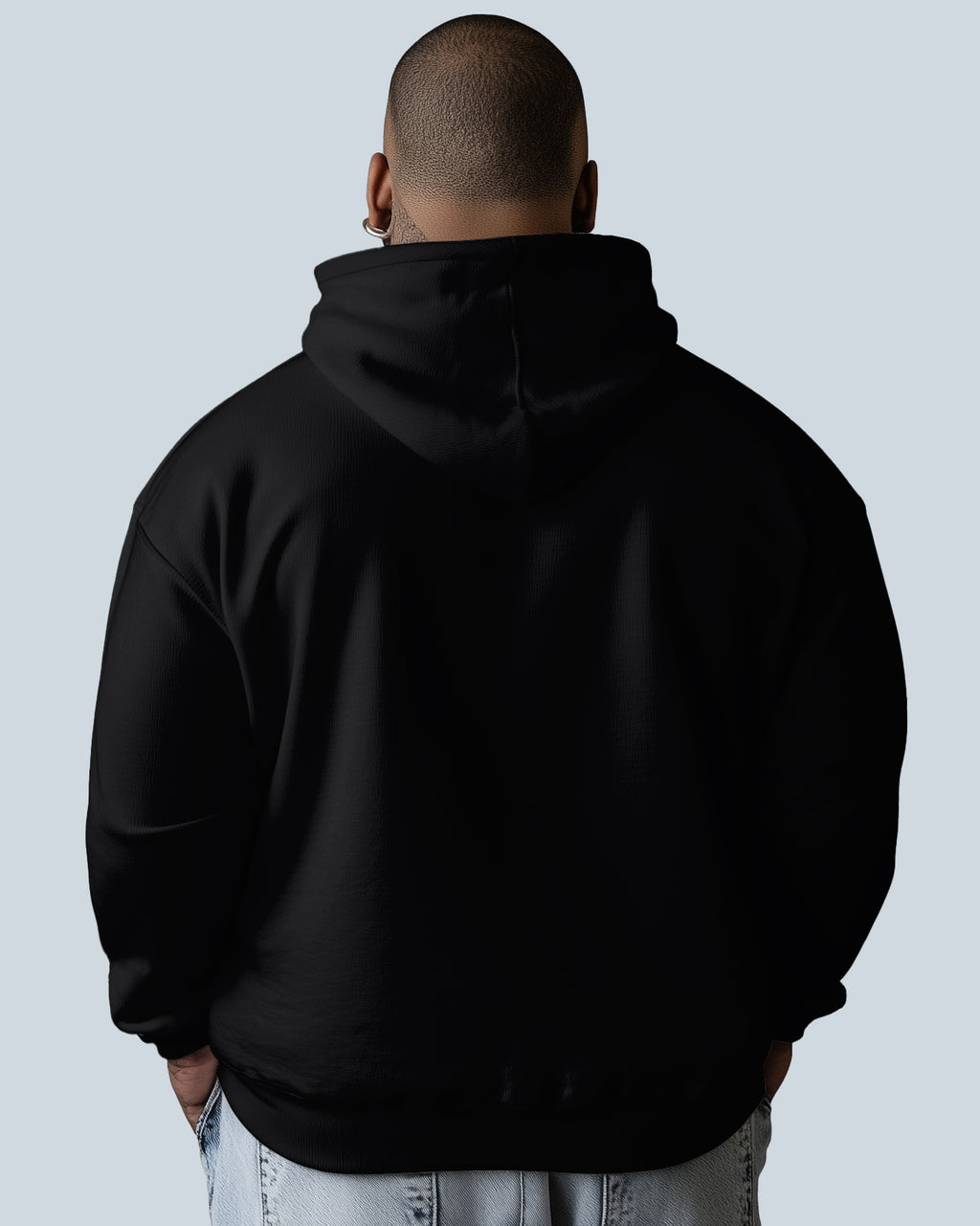 Big & Tall Graphic Hoodie for big men view 5