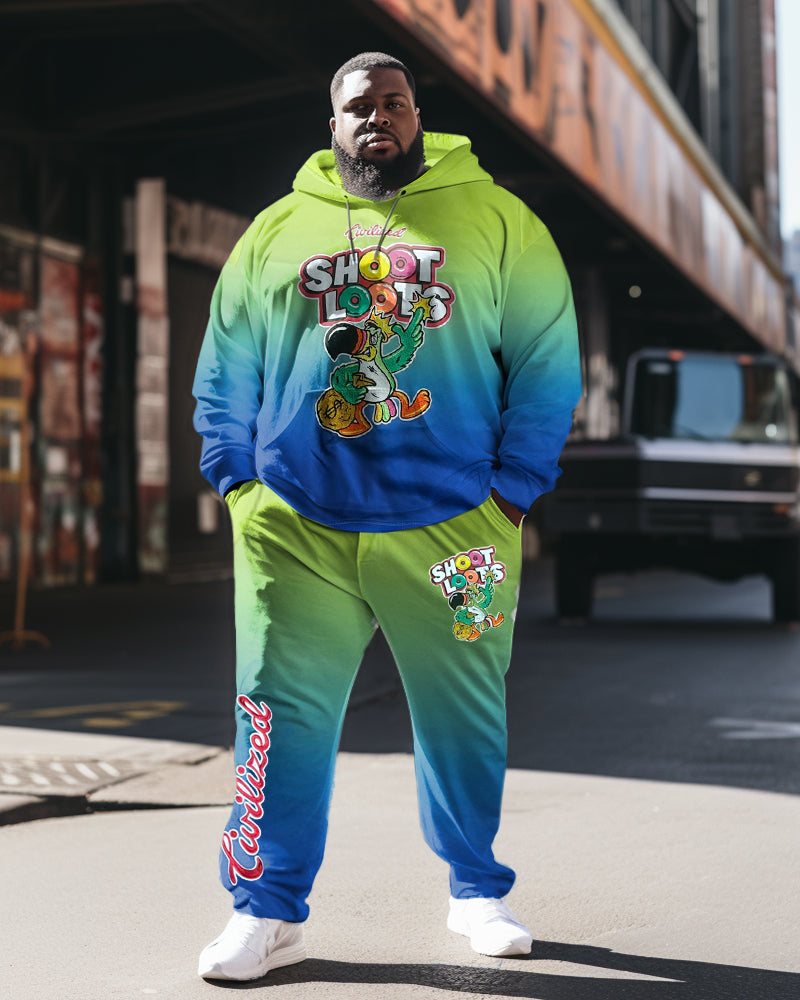 Big & Tall Gradient Hoodie for big men view 1