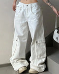 Big & Tall White Denim Jeans for big men view 1