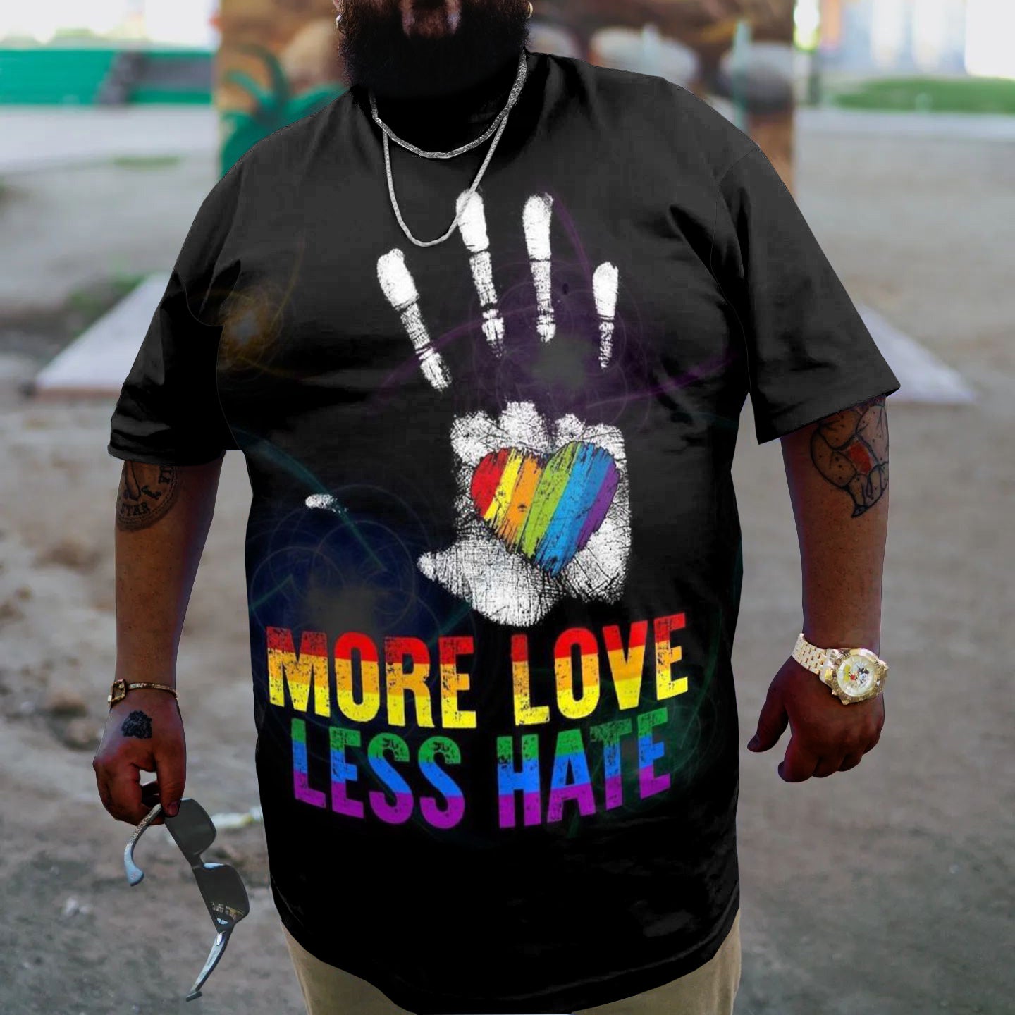 Big & Tall Graphic T-Shirt for big men